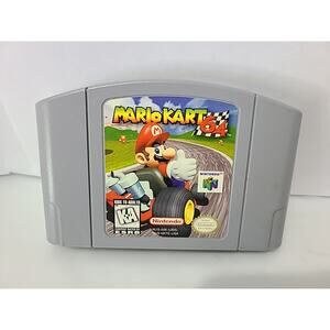 Mario Kart 64 (Nintendo 64, 1996) Authentic OEM.